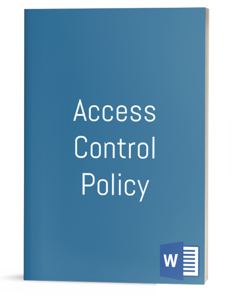 Access Control Policy IT Procedure Template