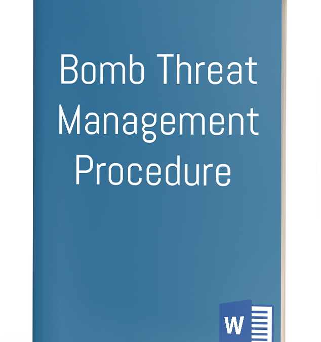 Bomb Threat Management Procedure