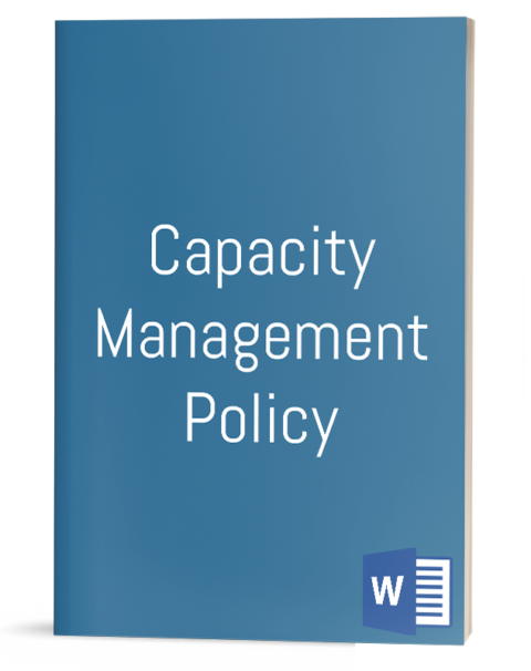 Capacity Management Policy