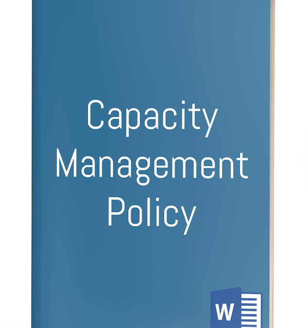 Capacity Management Policy