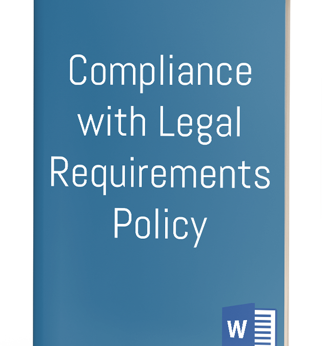 Compliance with Legal Requirements Policy