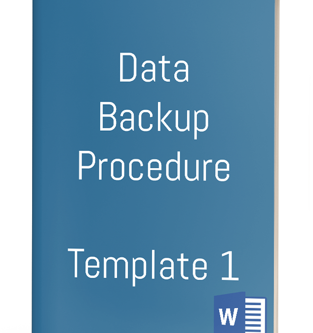 Data Backup Procedure – Template 1