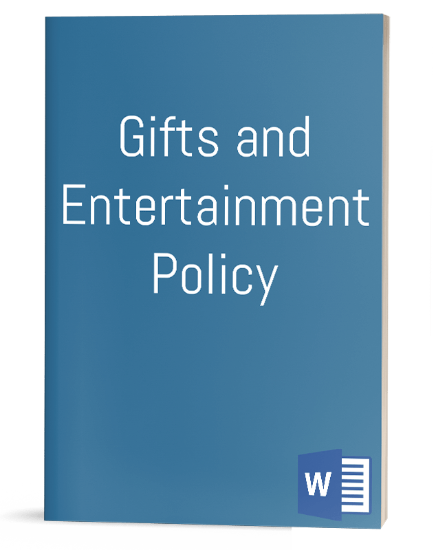 Gifts and Entertainment Policy IT Procedure Template