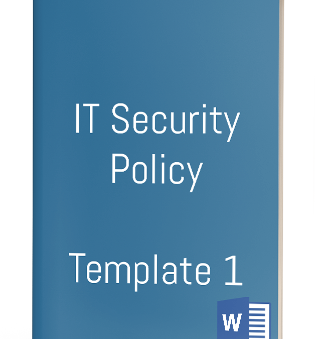 IT Security Policy – Template 1