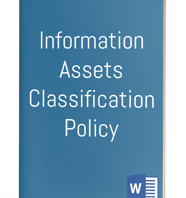 Information Assets Classification Policy