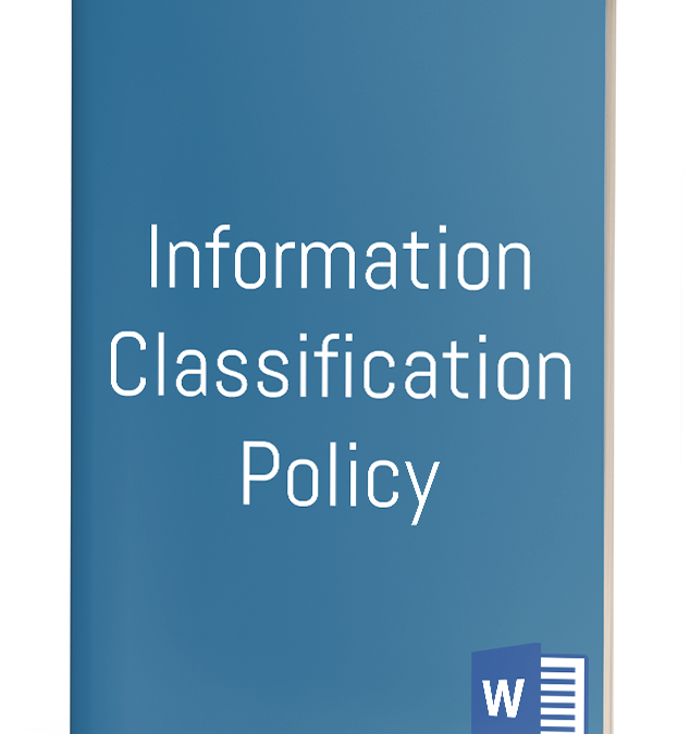 Information Classification Policy