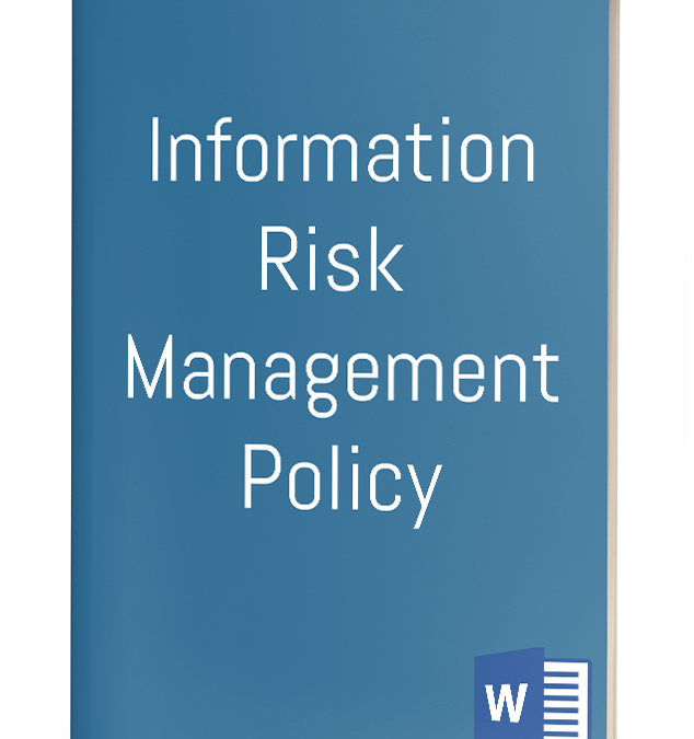 Information Risk Management Policy