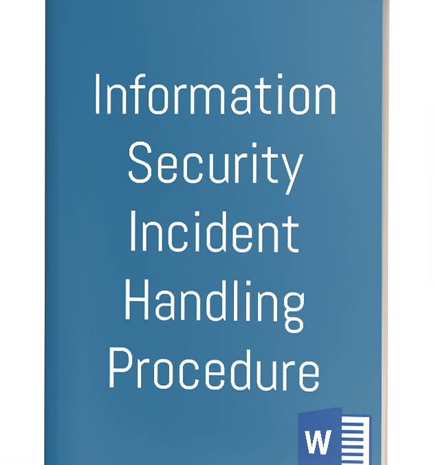 Information Security Incident Handling Procedure