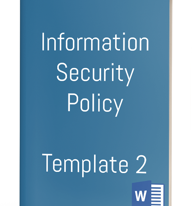 Information Security Policy – Template 2