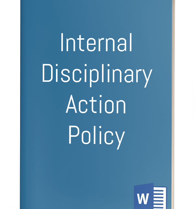 Internal Disciplinary Action Policy