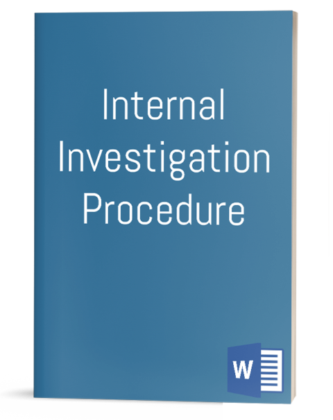 Internal Investigation Procedure