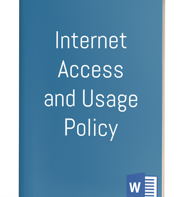 Internet Access and Usage Policy