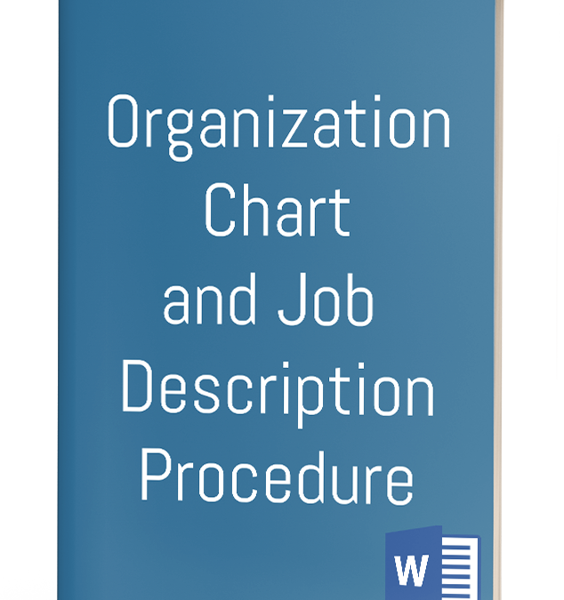 Organization Chart and Job Description Procedure