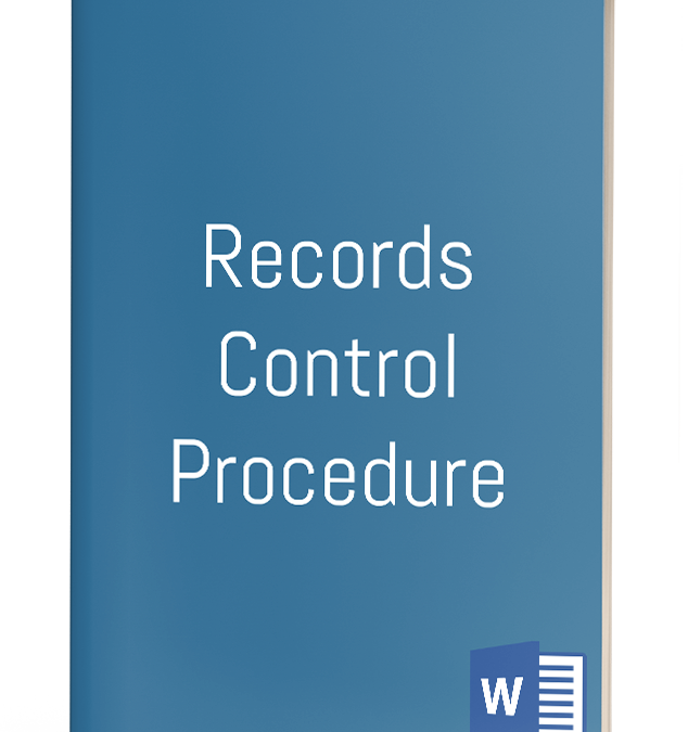 Records Control Procedure