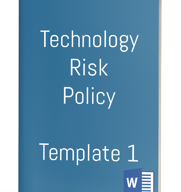 Technology Risk Policy – Template 1