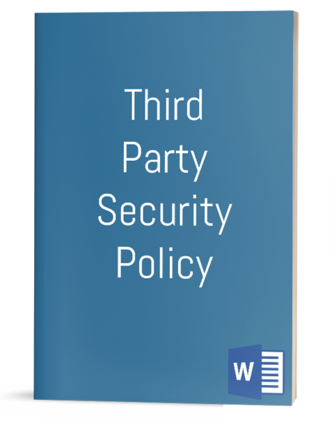 Third Party Security Policy