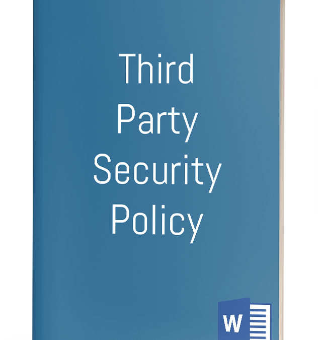 Third Party Security Policy