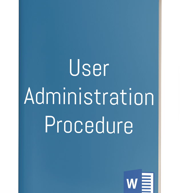 User Administration Procedure