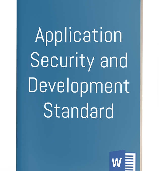 Application Security and Development Standard