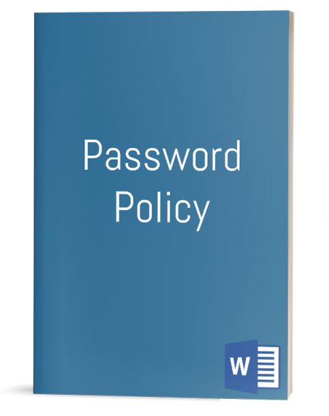 Password Policy Document Template