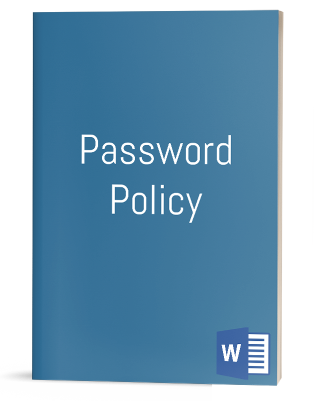 Password Policy IT Procedure Template